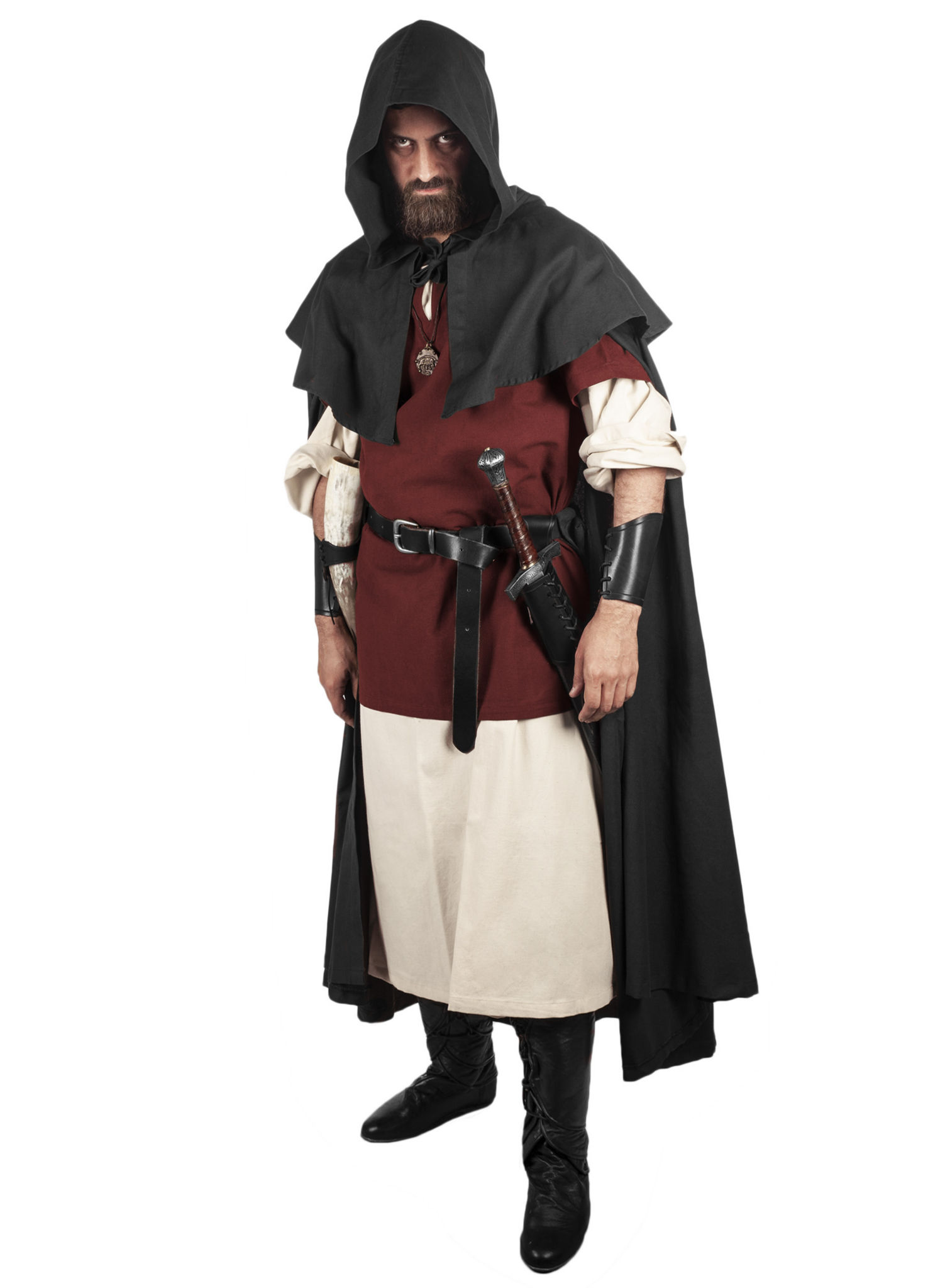 Mittelalter Umhang mit Pelerine - Rothgar