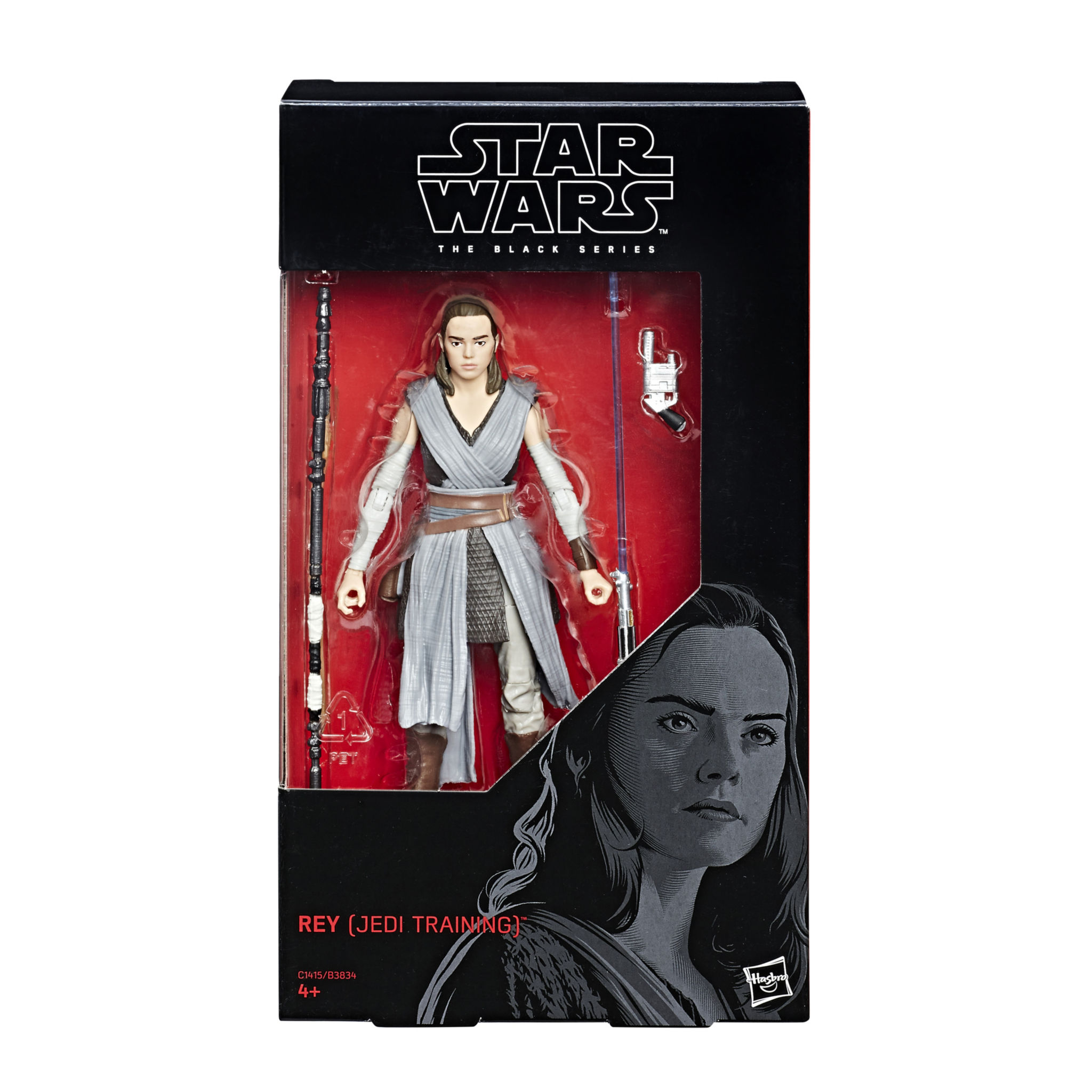 Star Wars 8 - Actiefiguur Rey The Black Series
