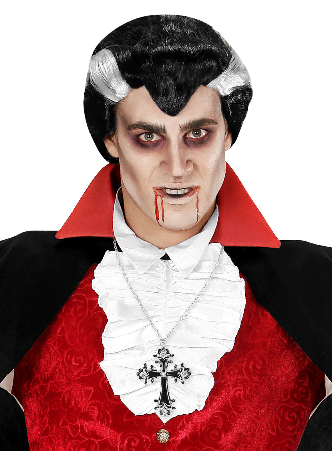 Schwarzes Kreuz Halskette