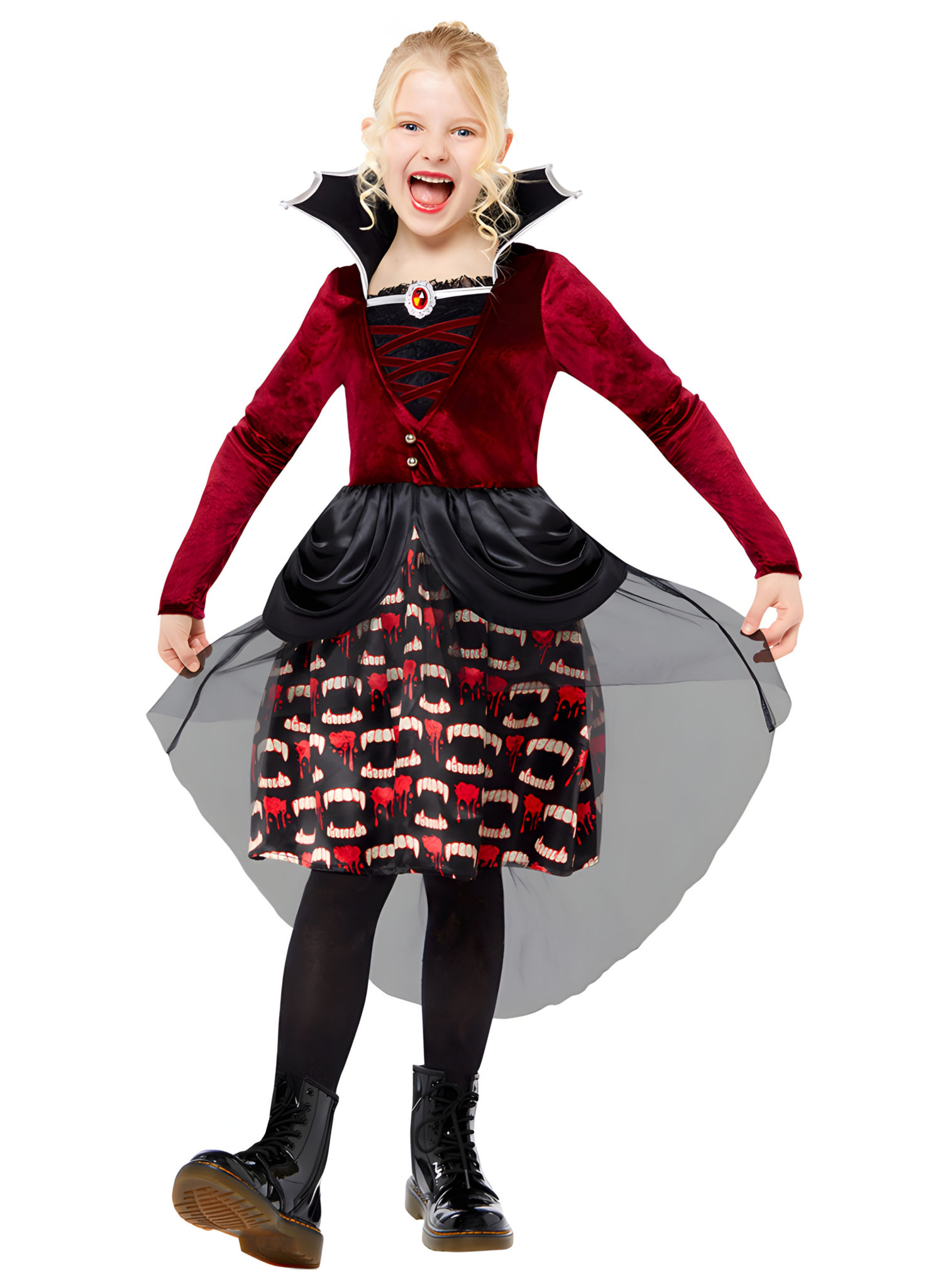 Vampir Prinzessin Ella Kostüm für Mädchen