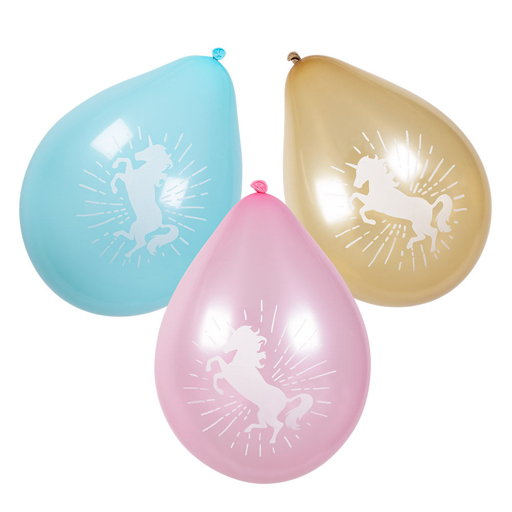 Einhorn Luftballons 6 Stück