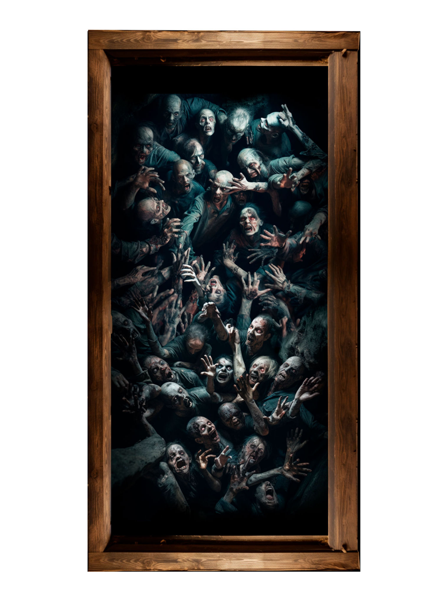 Zombies im Keller – Boden-Aufkleber