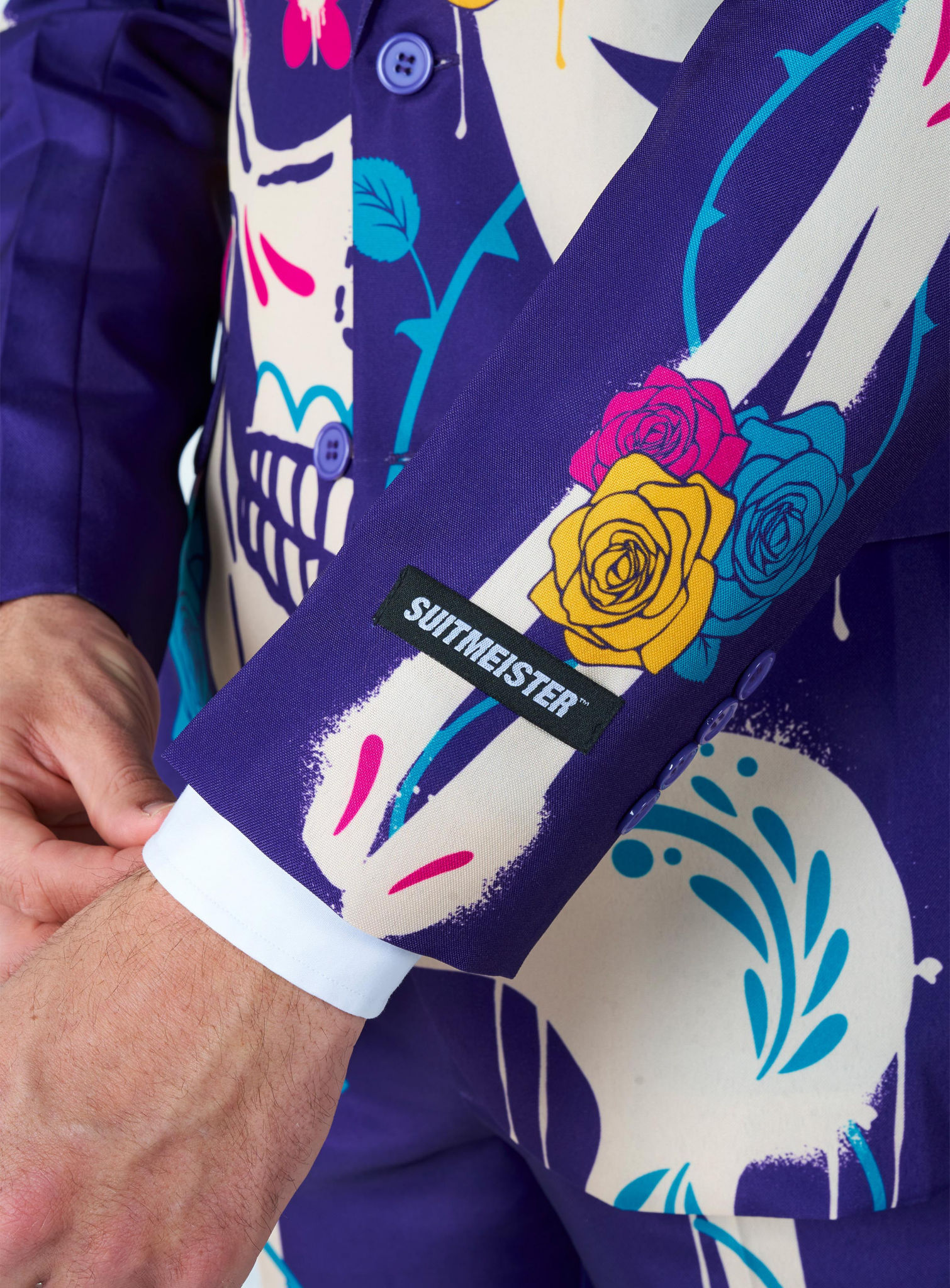 SuitMeister Sugar Skull Anzug