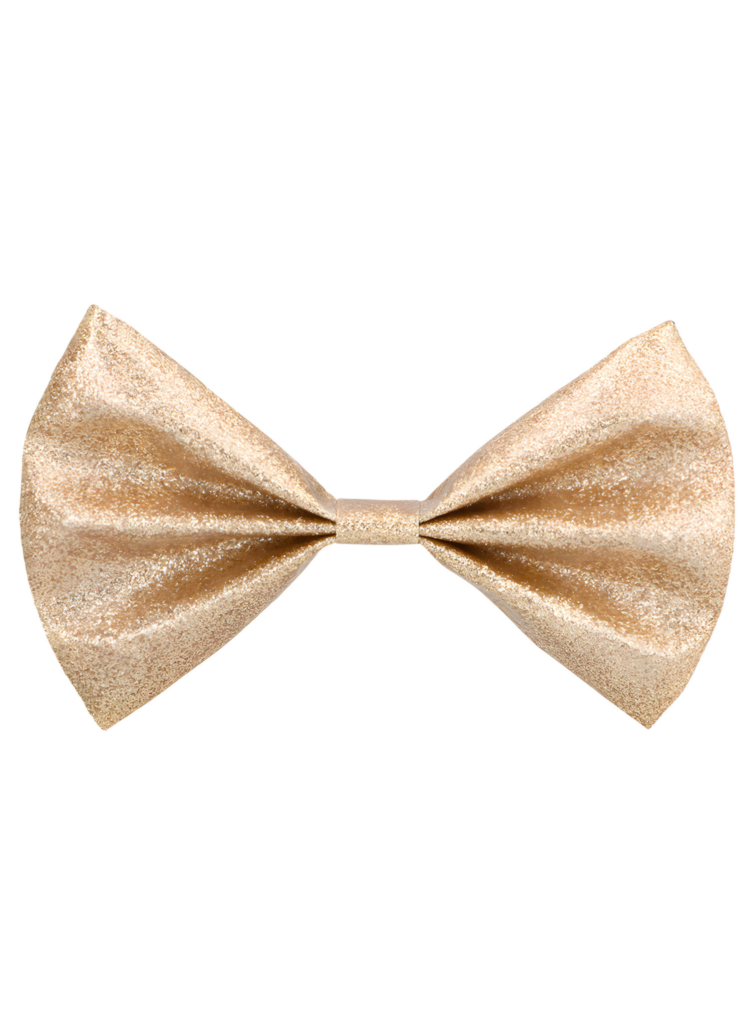 Fliege glitter gold