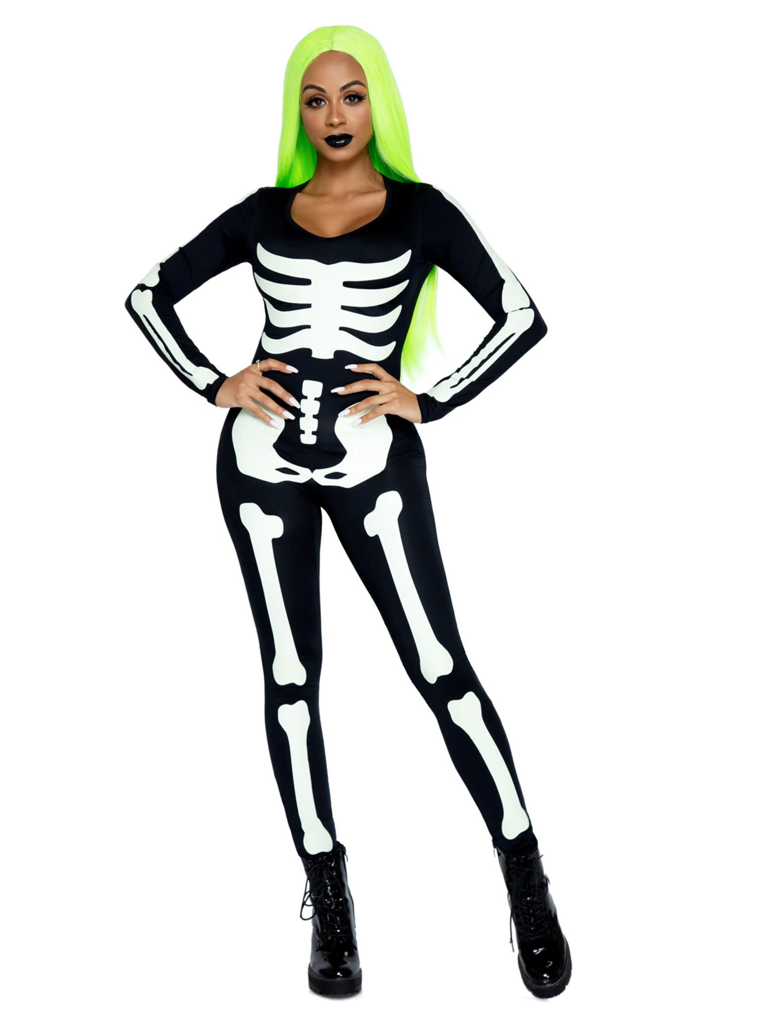 Skelett-Catsuit