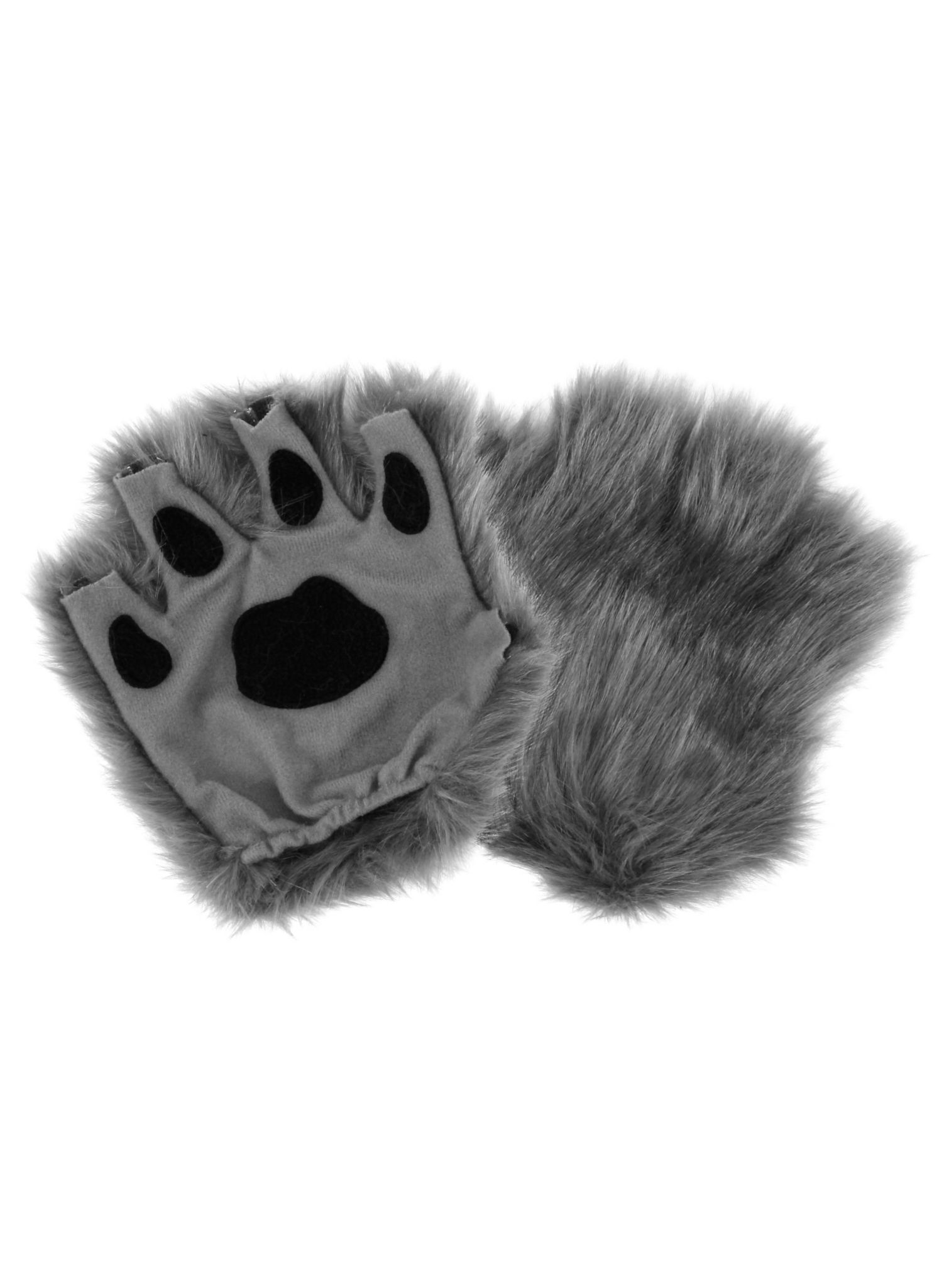 Fingerlose Tatzen grau