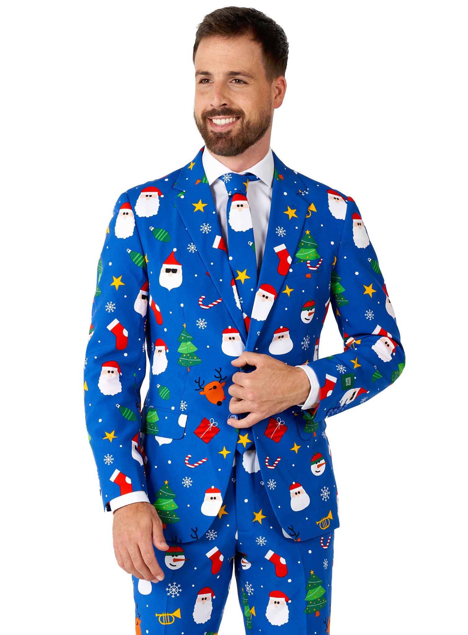 OppoSuits Festivity Blue Anzug