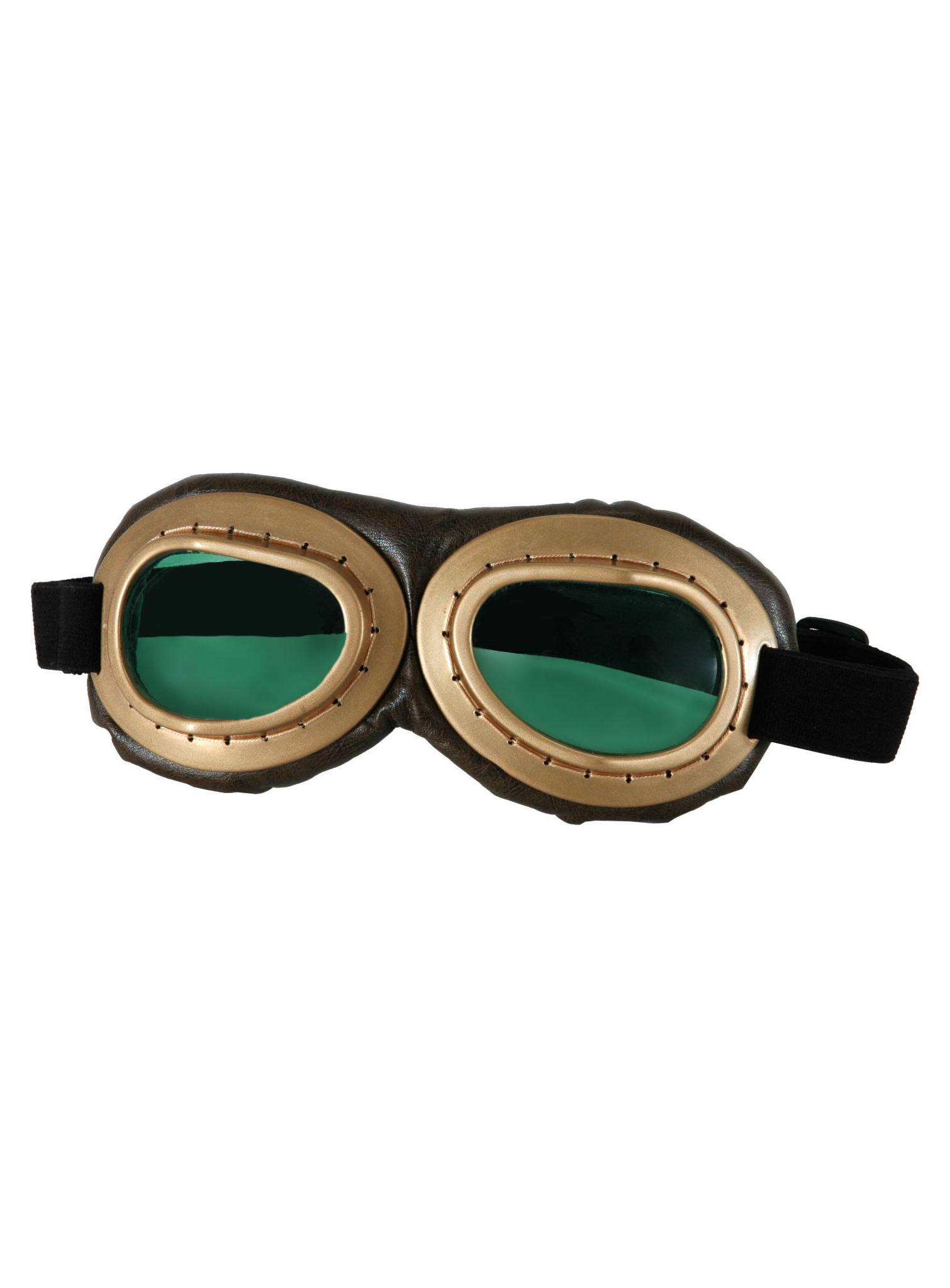 Steampunk Fliegerbrille golden