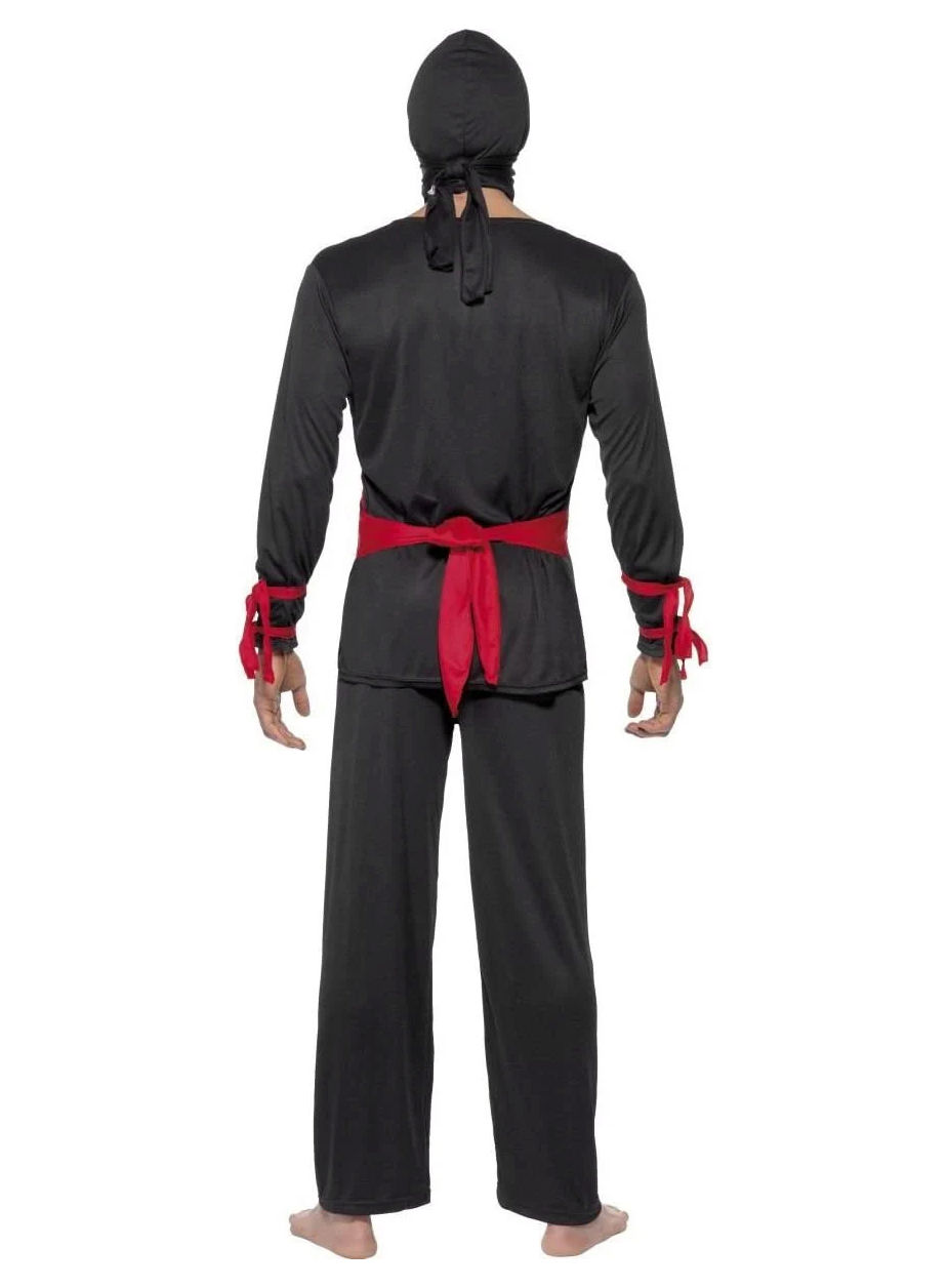 Schwarzer Schlangen Ninja Kostüm