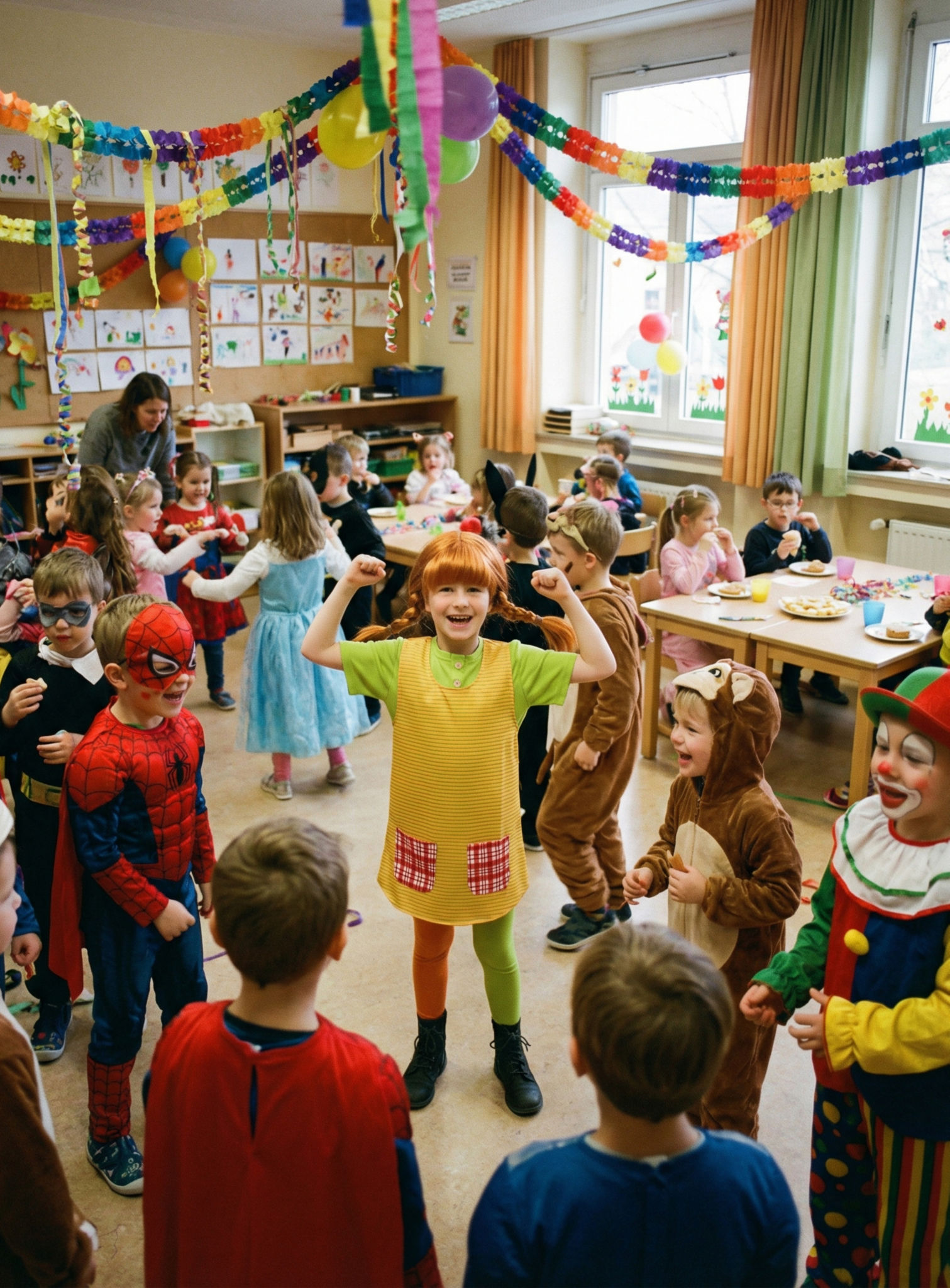 Pippi Langstrumpf Kostüm für Kinder