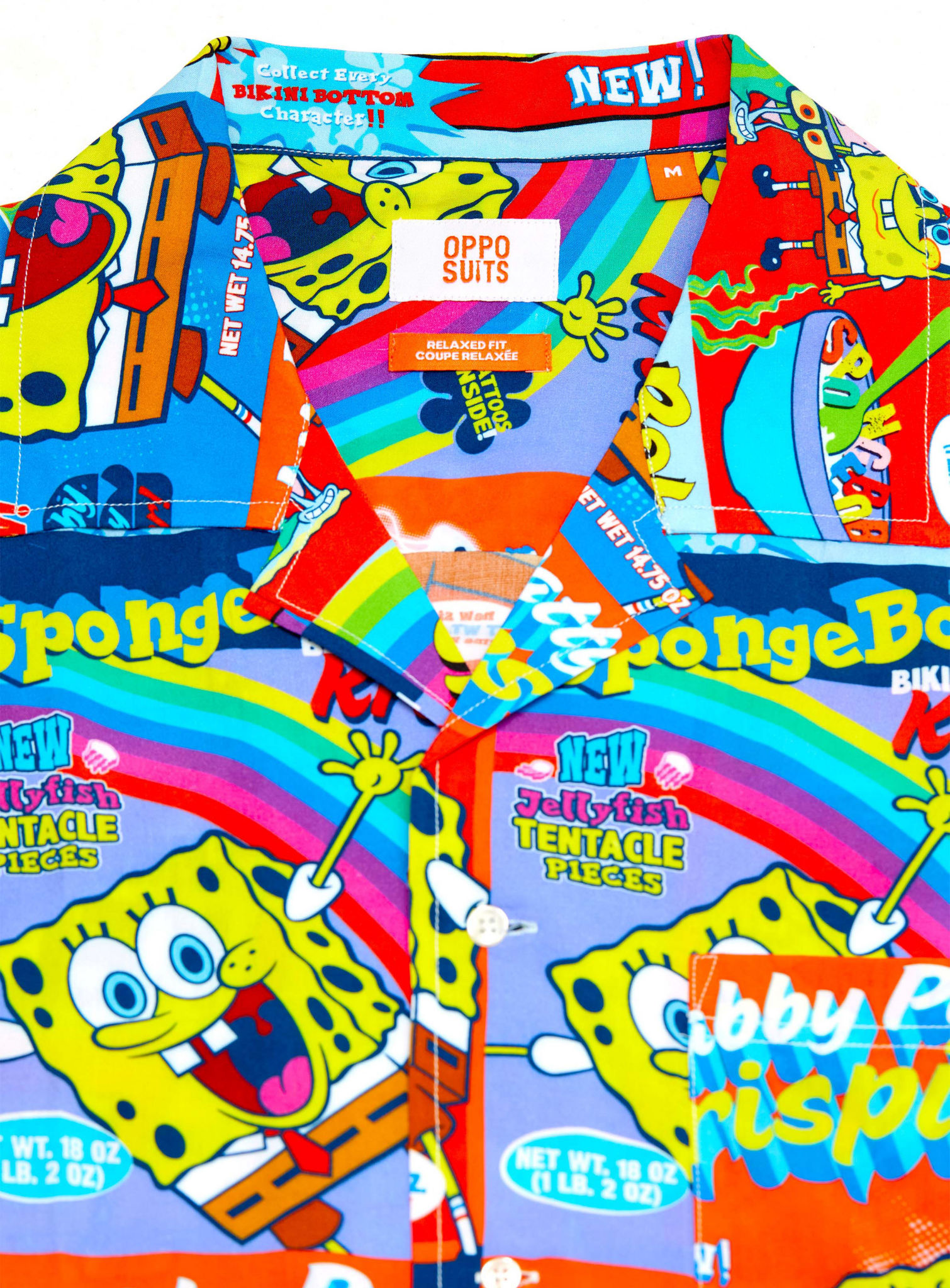 OppoSuits Spongebob Breakfast Sommerhemd