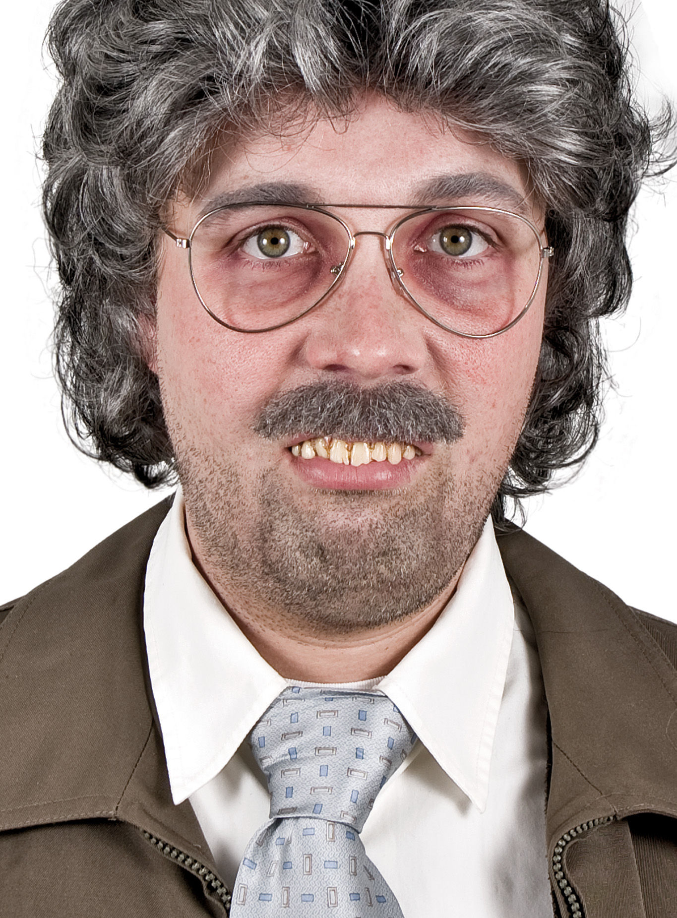 Schnurrbart Schnüffler mit Echthaar