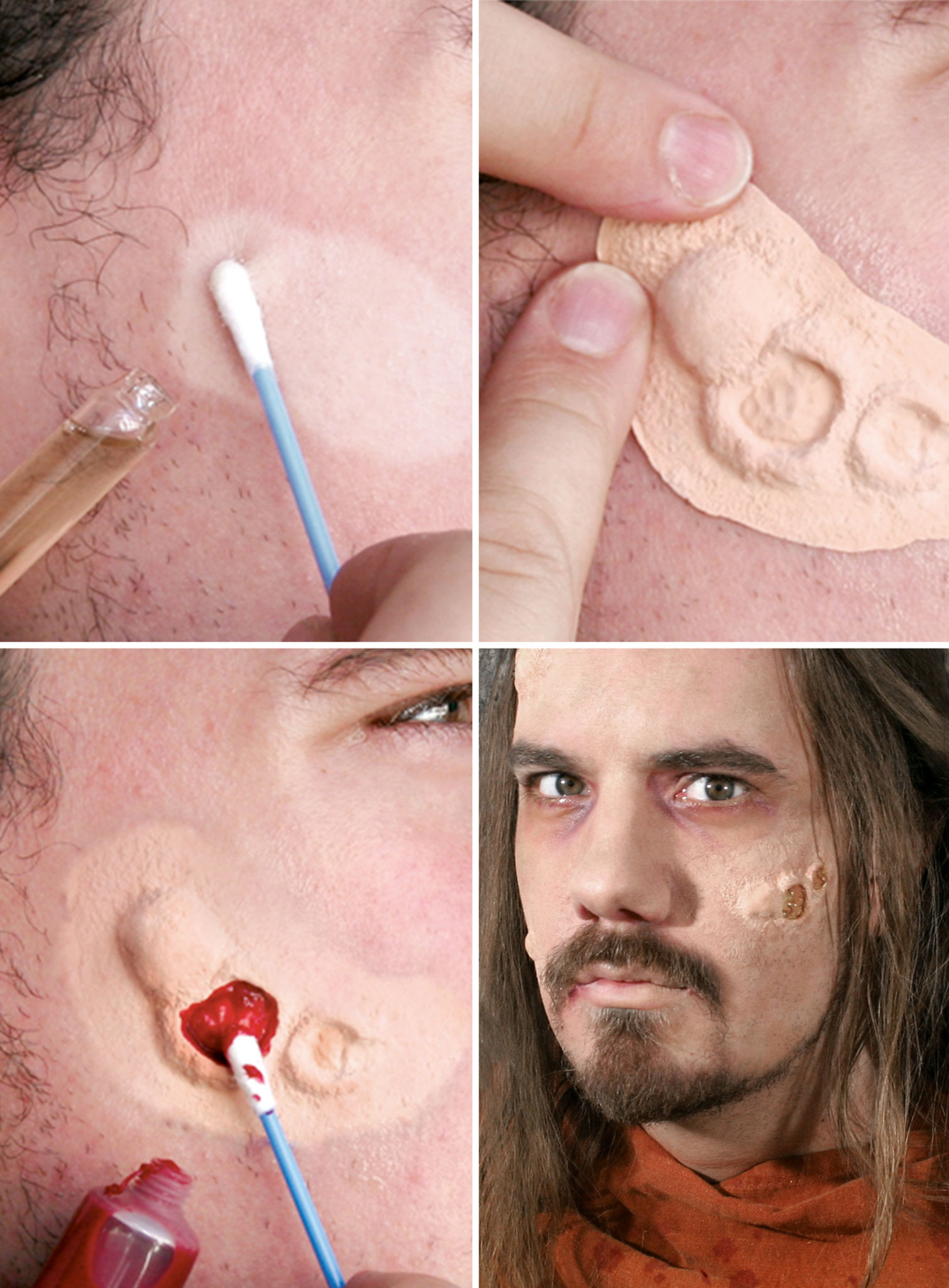 Pestbeulen Latexapplikation