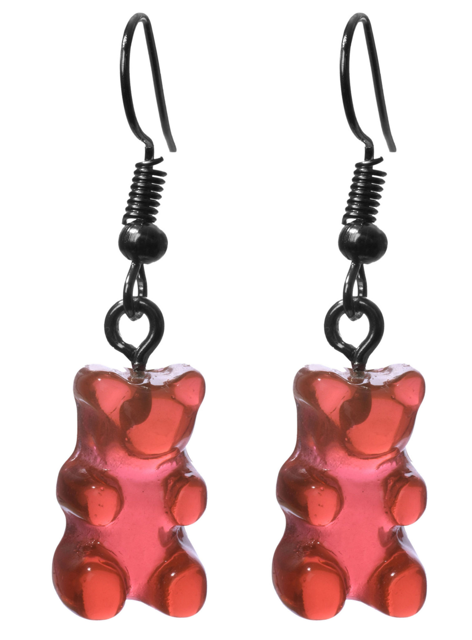 Gummibär Ohrringe rot