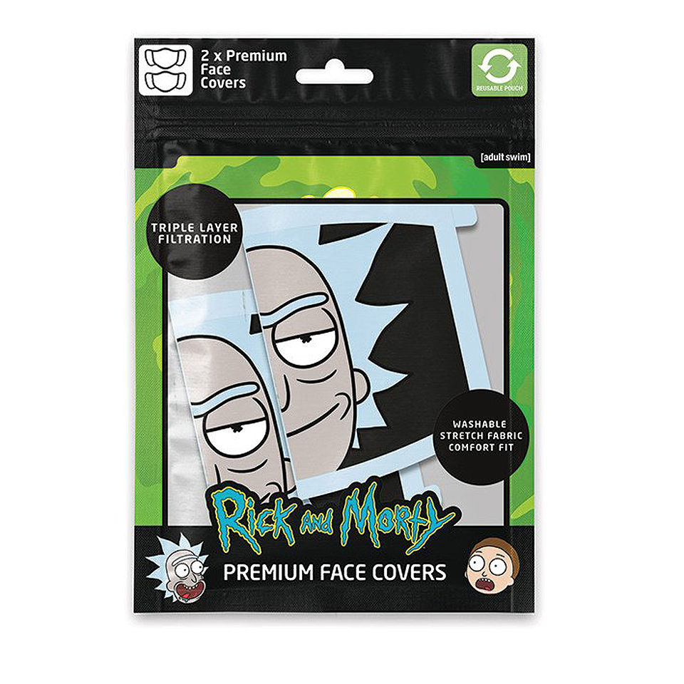 Rick And Morty - Rick Stoffen Maskers Dubbelpack
