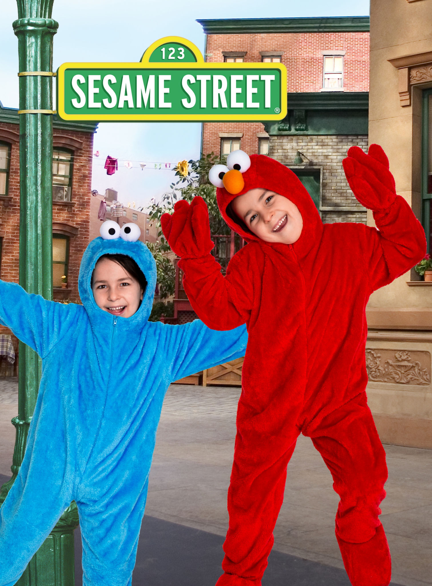 Die Sesamstraße Krümelmonster Kinderkostüm