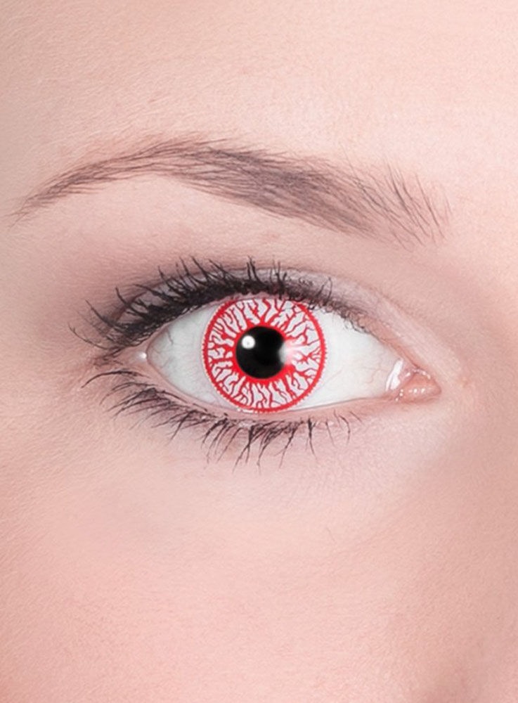 Bloodshot Kontaktlinse mit Dioptrien