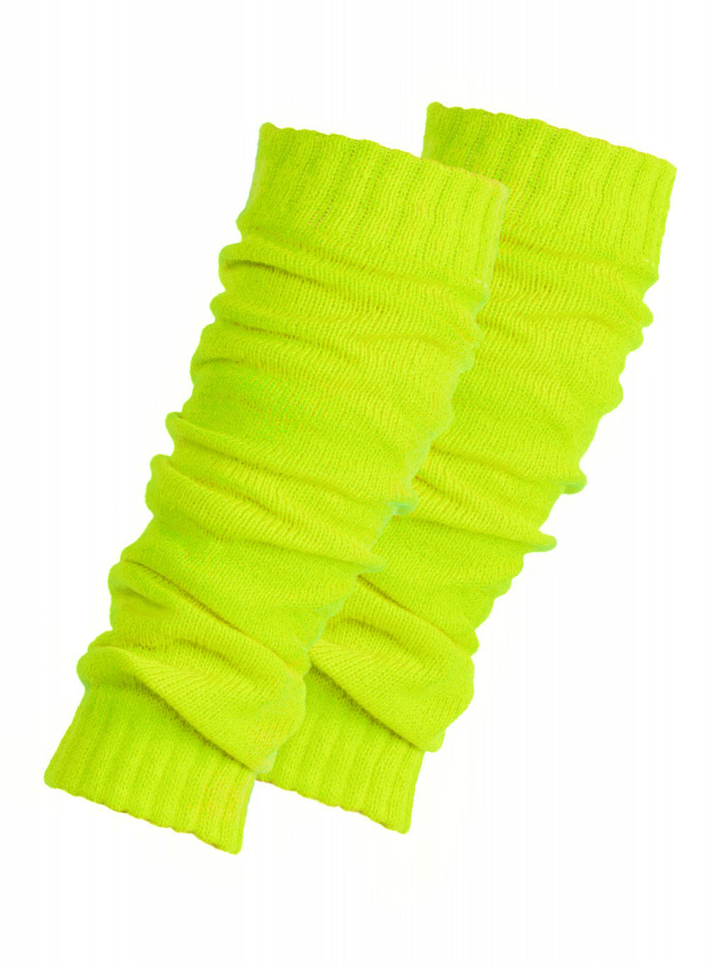 Beinwärmer neon-gelb