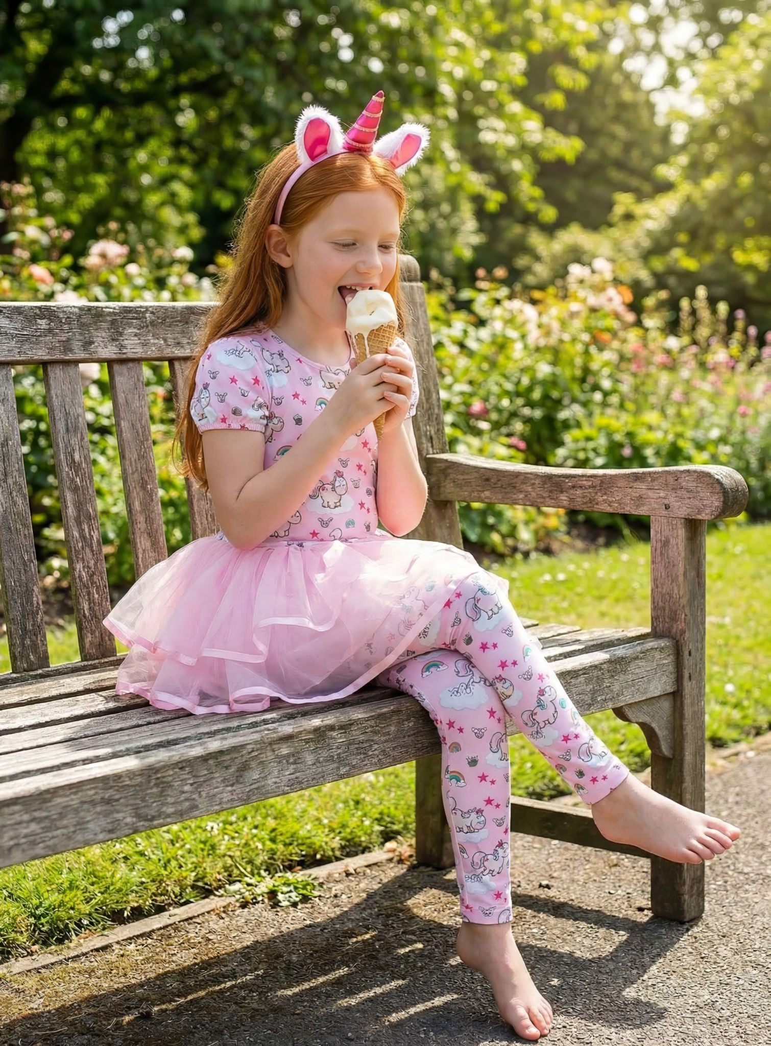 Einhorn Theodor Ballerina Kostüm für Kinder