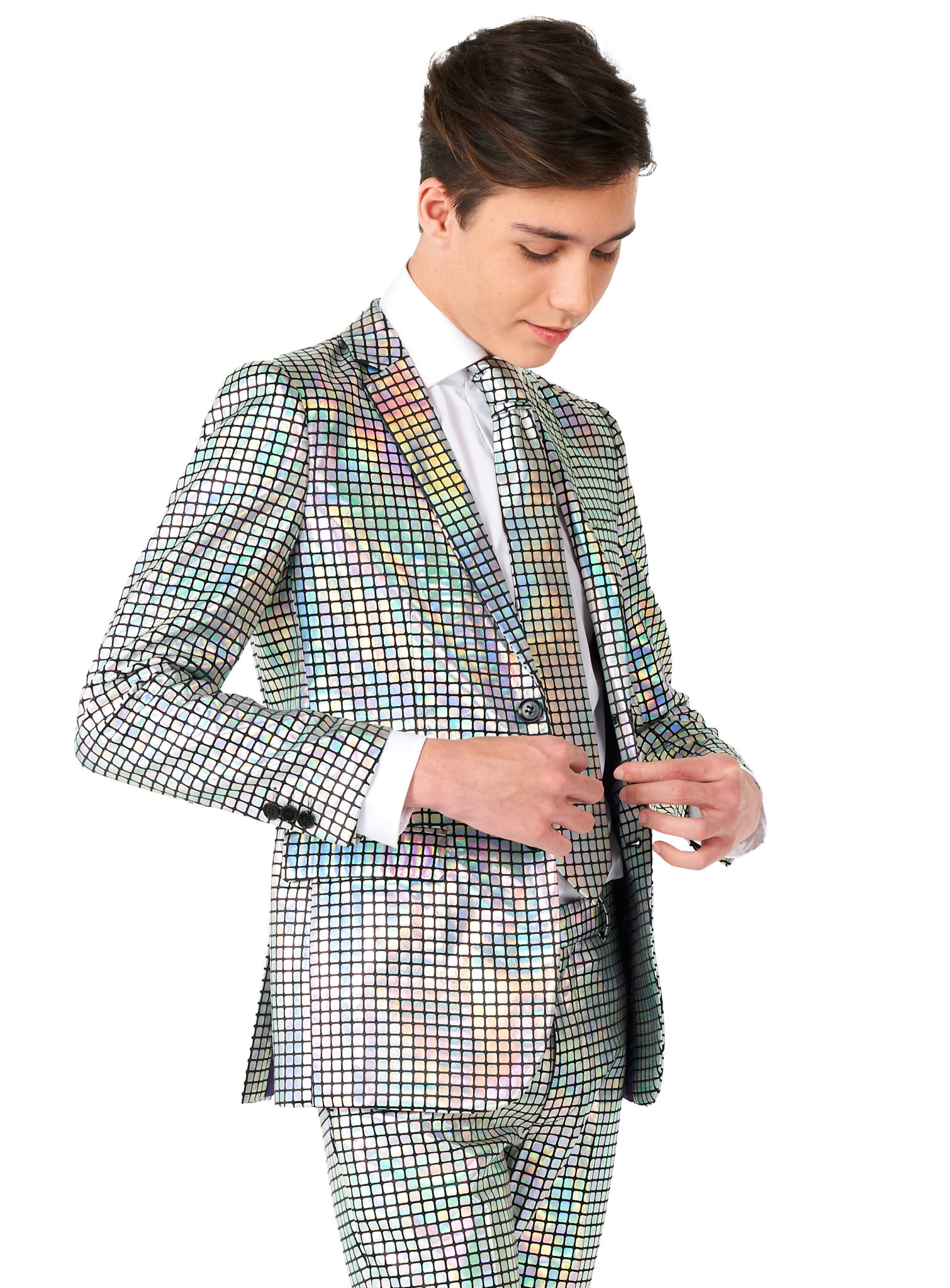 OppoSuits Teen Discoballer Anzug für Jugendliche