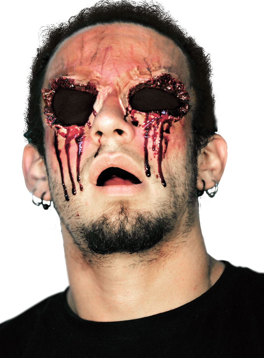 Geplatzte Augen Latexapplikation
