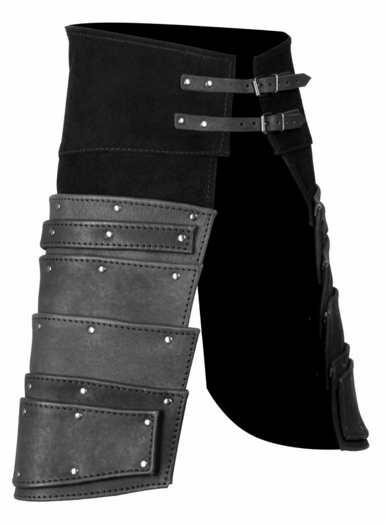 Beintaschen - Kämpfer, schwarz
