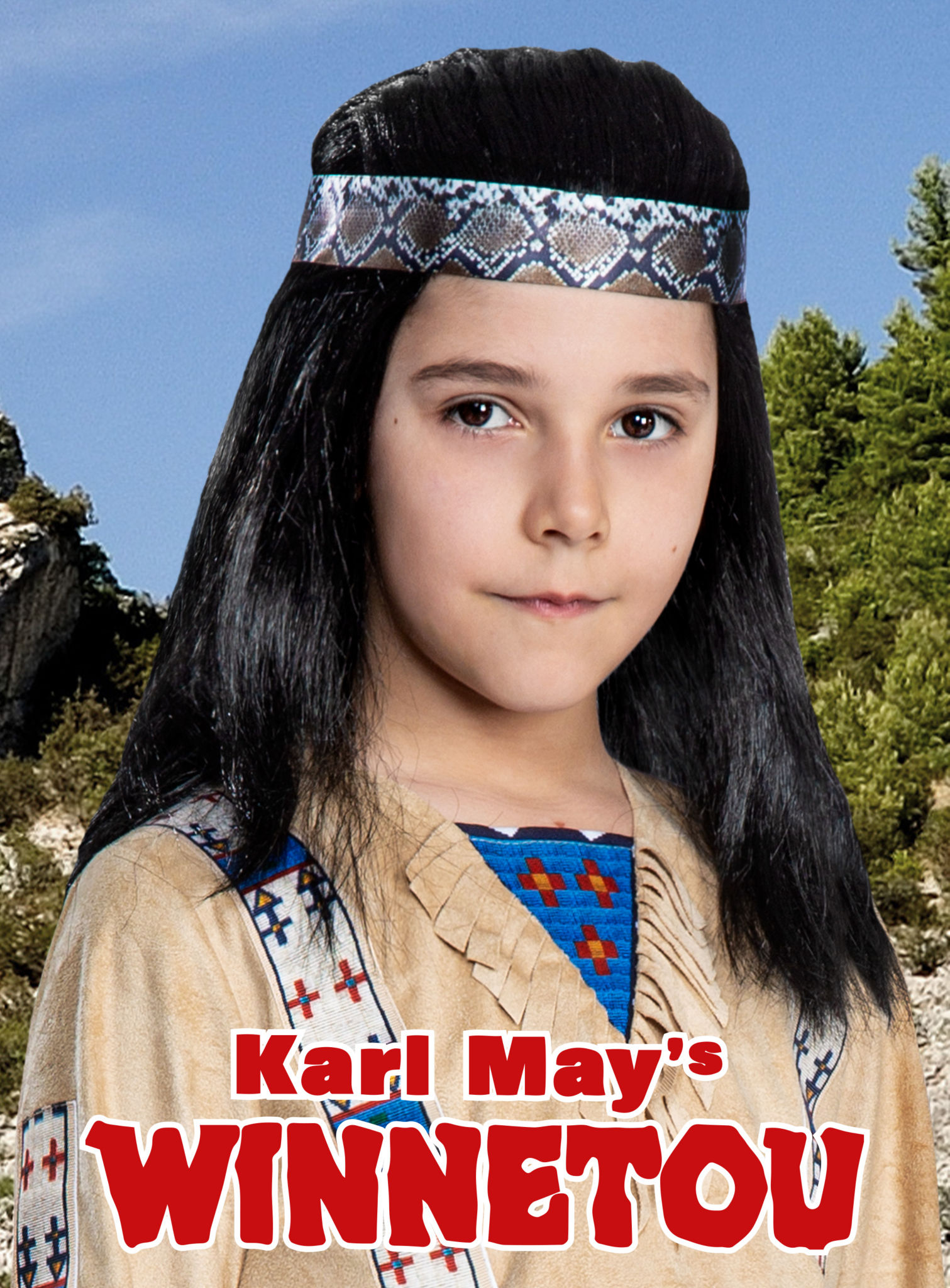 Winnetou Stirnband für Kinder