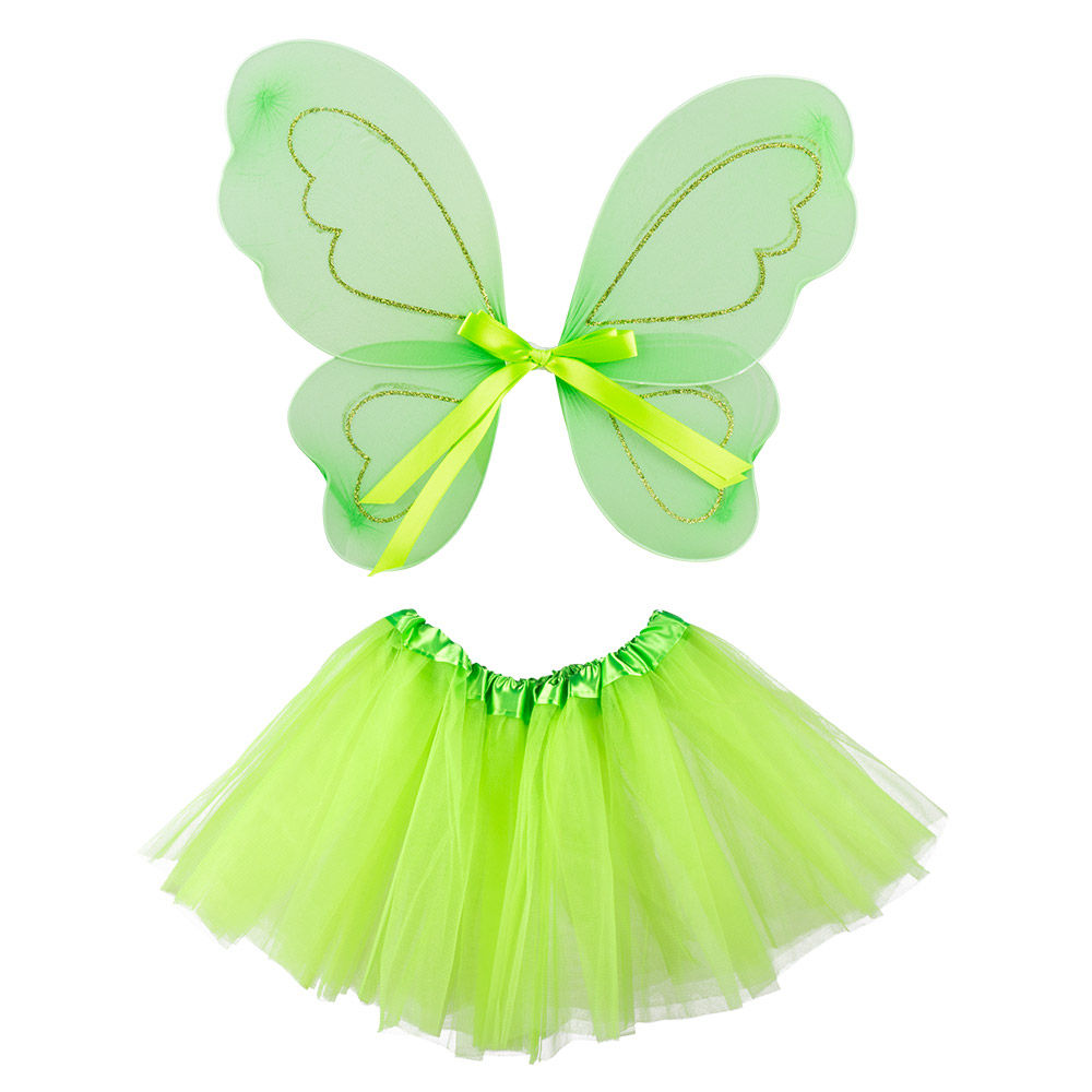 Grüne Waldfee Accessoire-Set für Kinder
