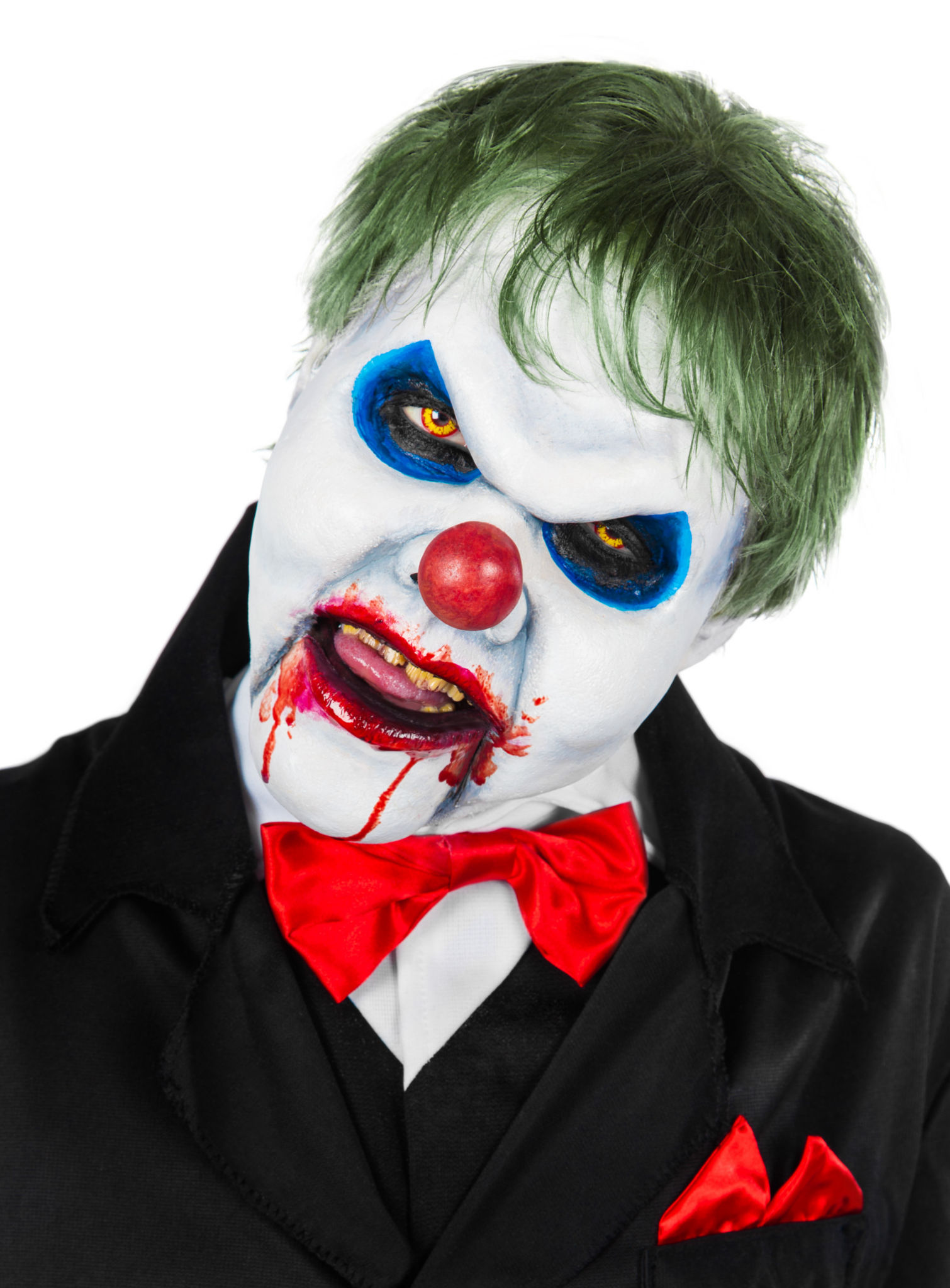 Special FX Horrorclown Maske aus Schaumlatex