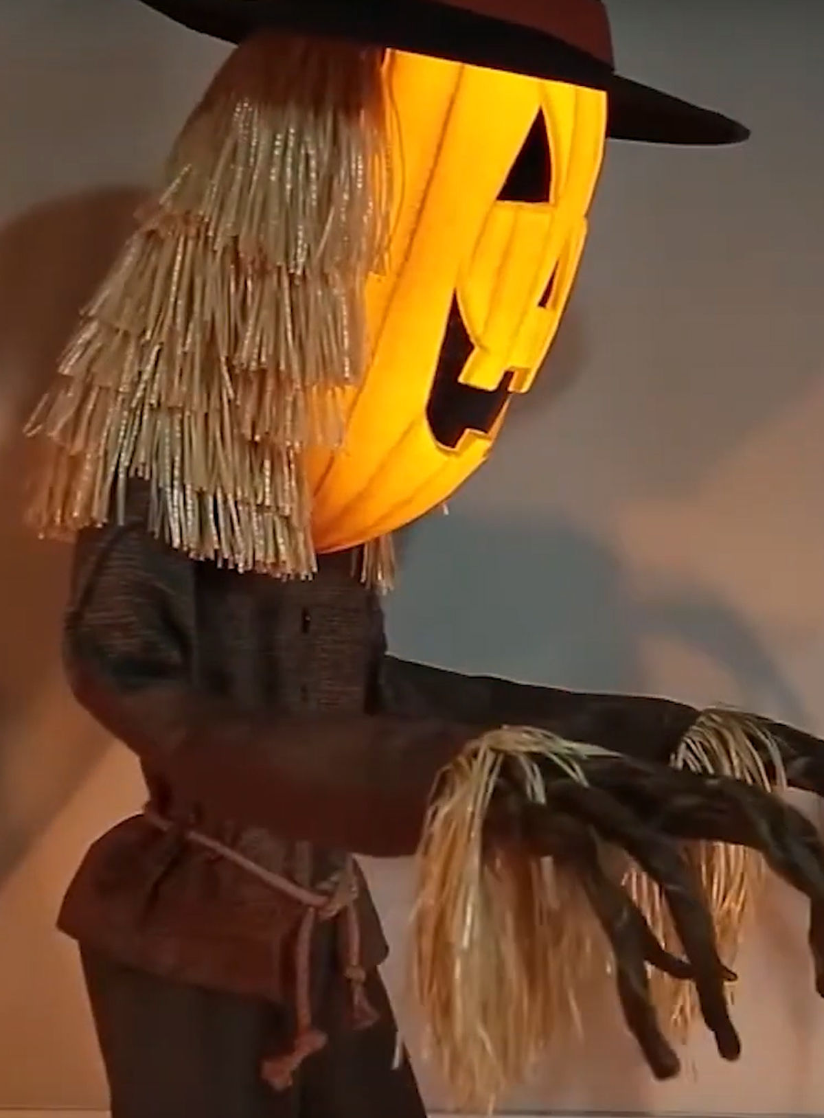 Riesiger Kürbisgeist – Halloweendeko mit Sound und Animation – 182 cm