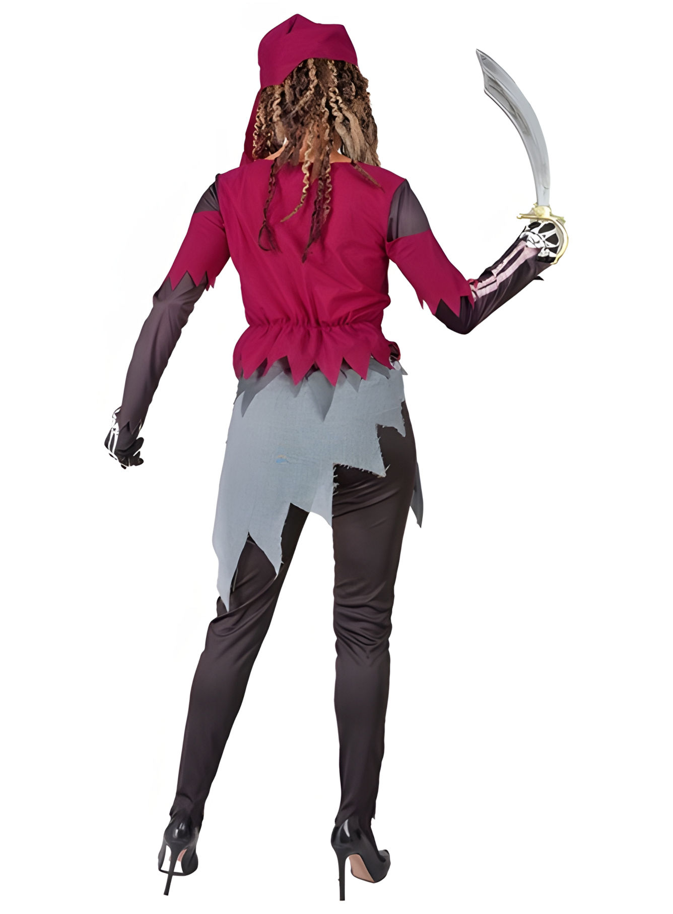 Piratenskelett Damen Kostüm