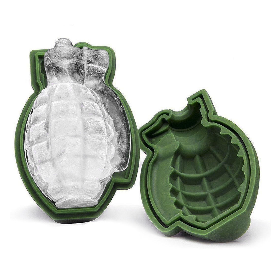Handgranate Silikonform für Eiswürfel und zum Backen 9 cm