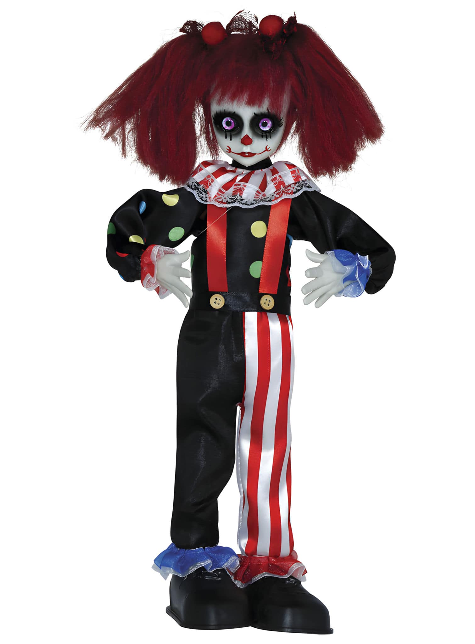 Clown d’horreur fille – Décoration à suspendre 40 cm