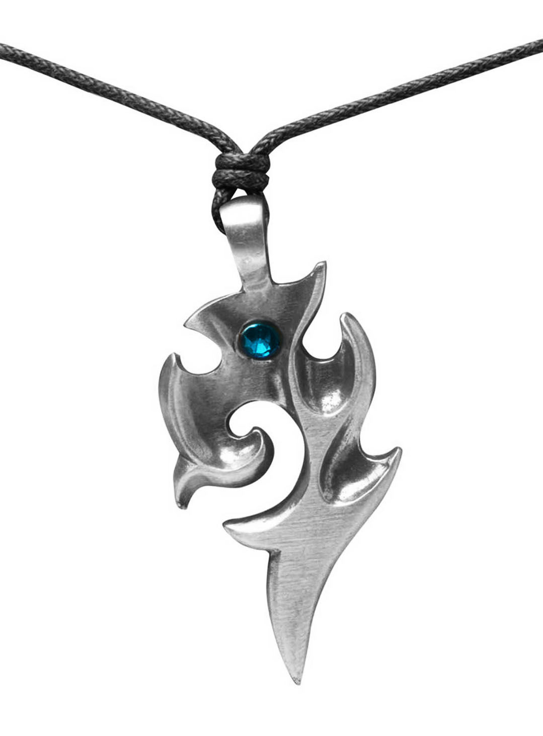 Tribal Kette mit türkisem Stein