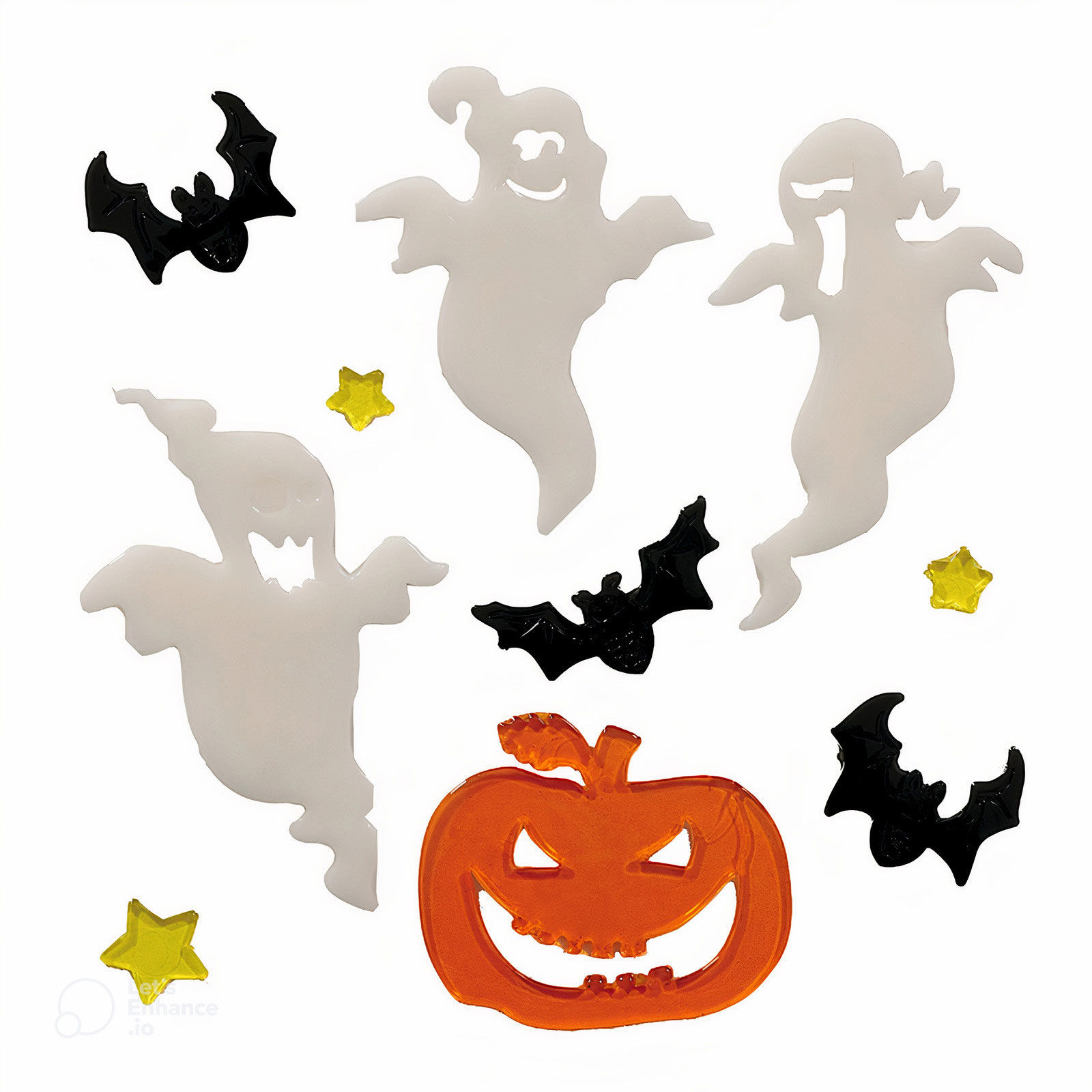 Halloween Gruselgeister – Gel-Aufkleber