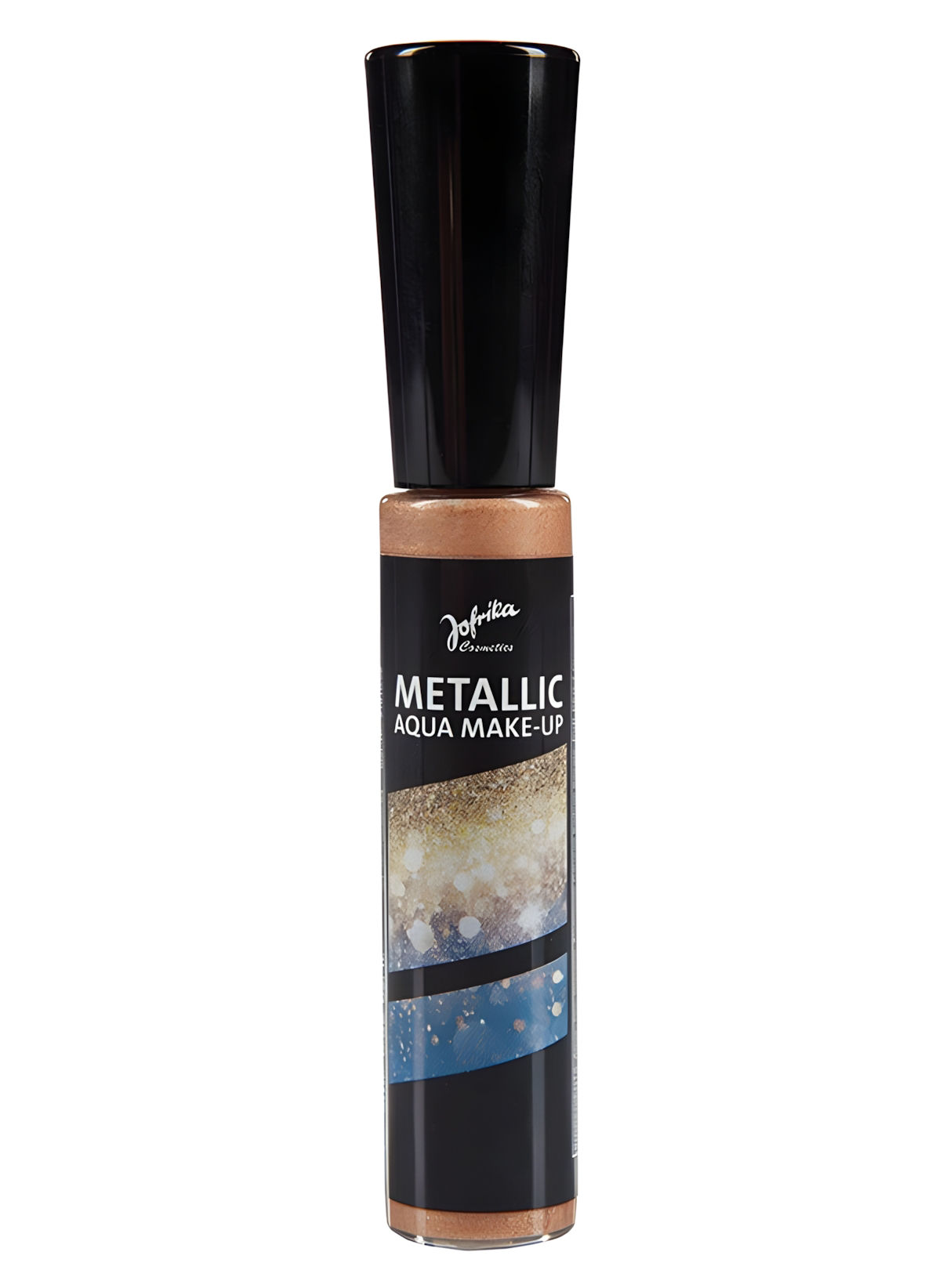 Metallisches Glitzer-Make-up bronze